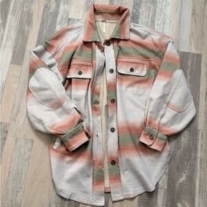 Free People Multicolor Striped Jacket